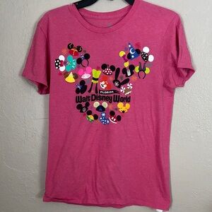 Disney Walt Disney World Florida T-shirt Women’s Small Pink